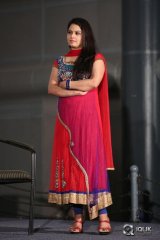 Anchor Chitralekha at Lion Movie Release Date Press Meet